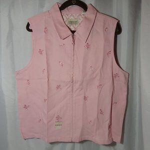 Longaberger Horizon of Hope Pink Vest HOH XXL